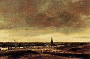 Hercules Seghers View of Rhenen oil on canvas
